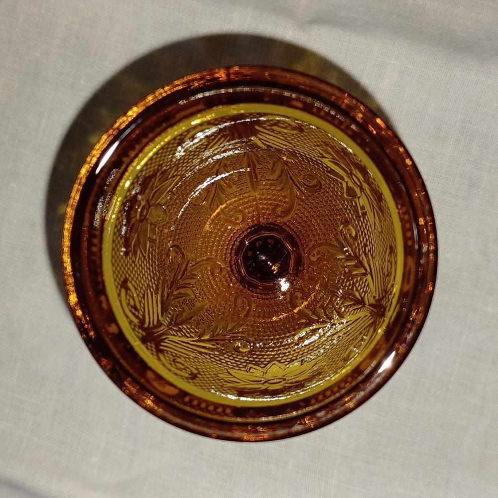 One Tiara vintage cordial amber glass - Picture 6 of 7